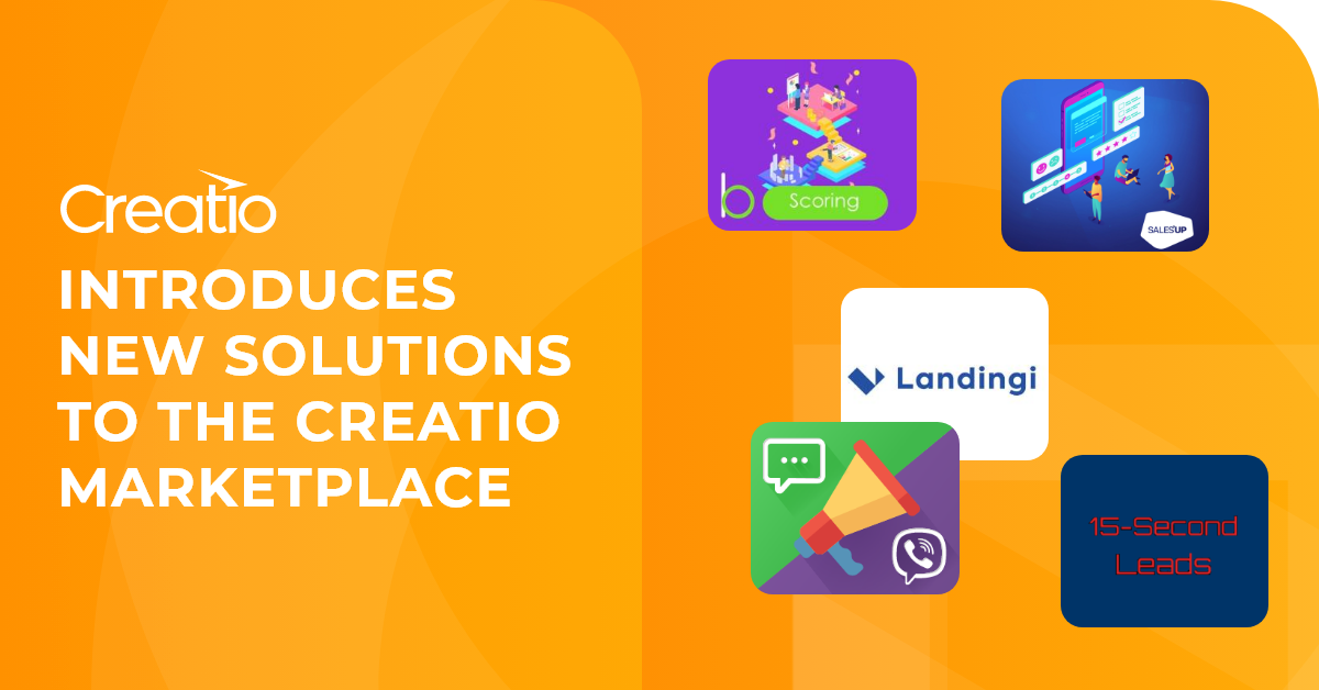 Creatio Introduces New Solutions to the Creatio Marketplace to Boost